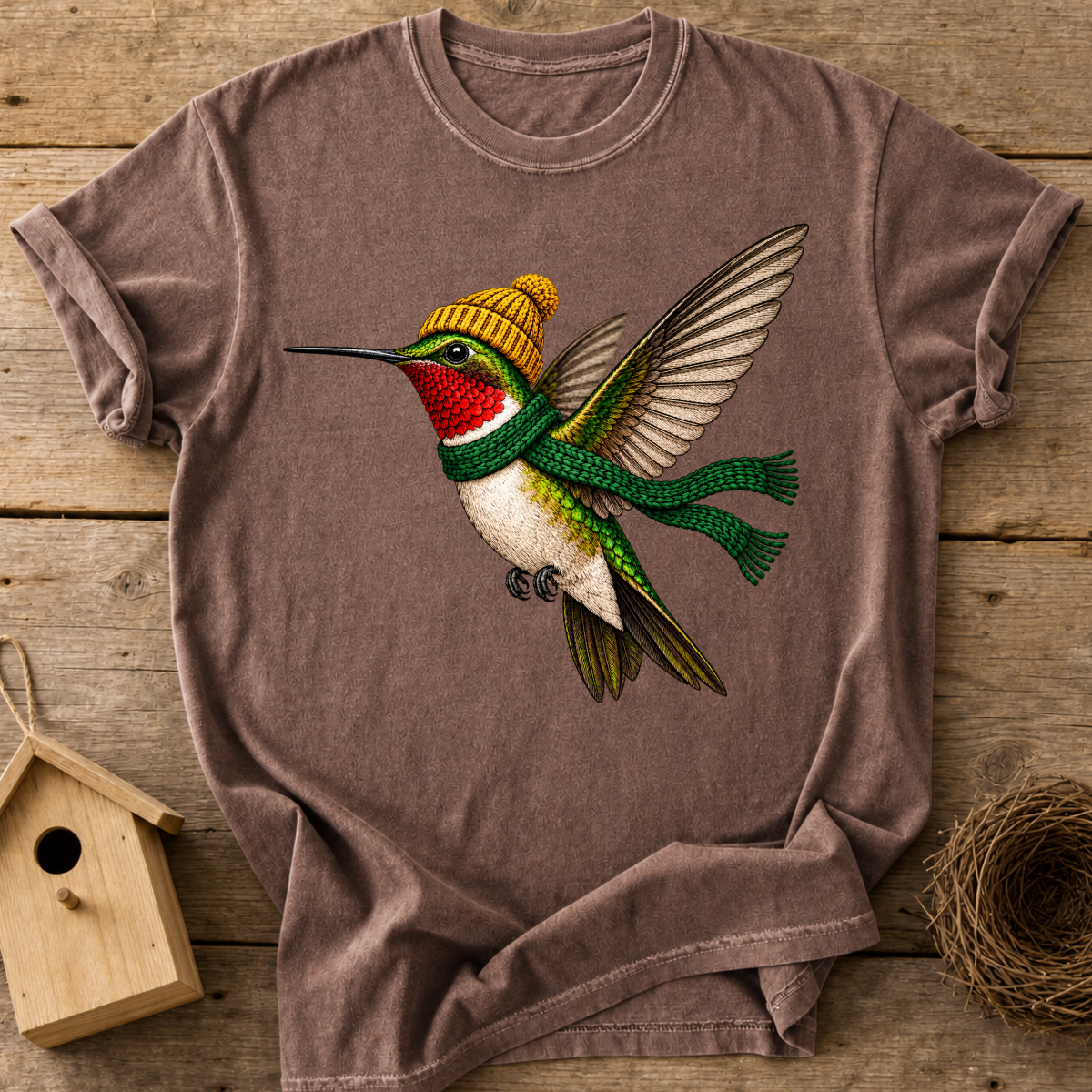 Cozy Hummingbird T-Shirt