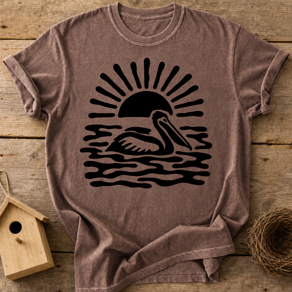 Sunset Pelican T-Shirt