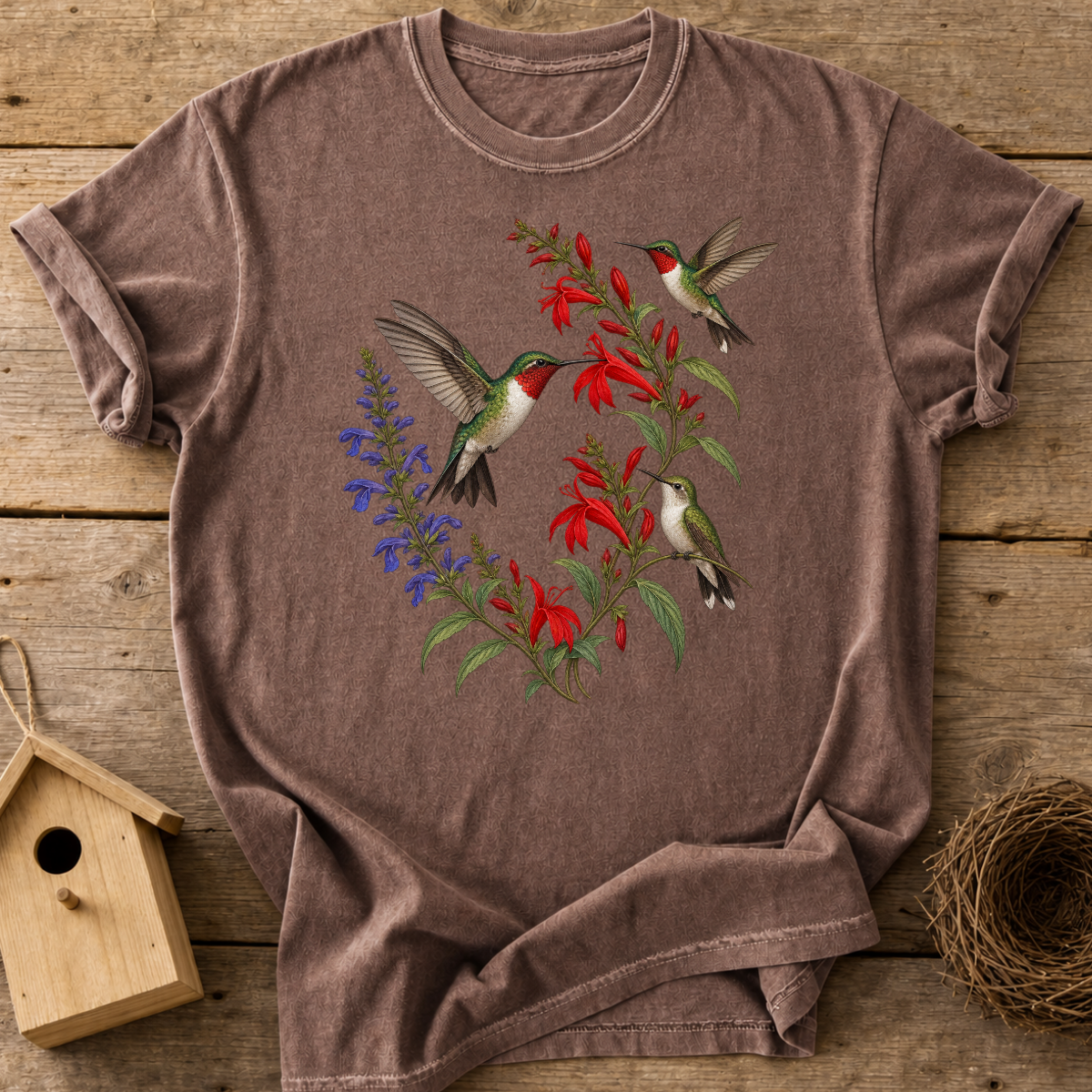 Hummingbird Wildflowers T-Shirt
