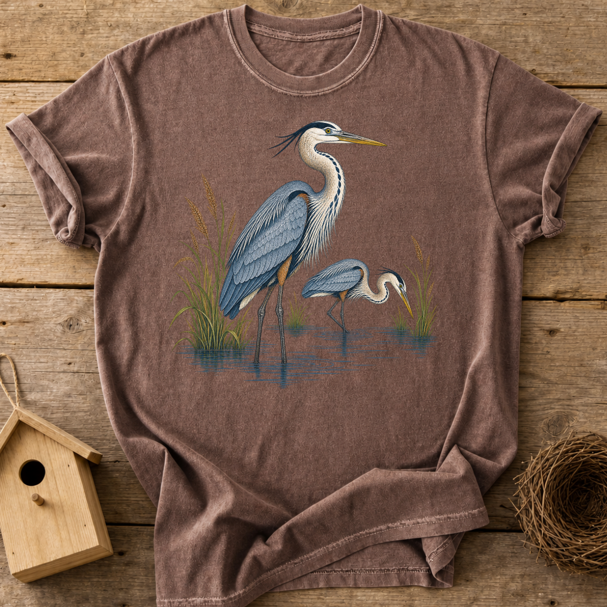 Blue Heron Marsh T-Shirt