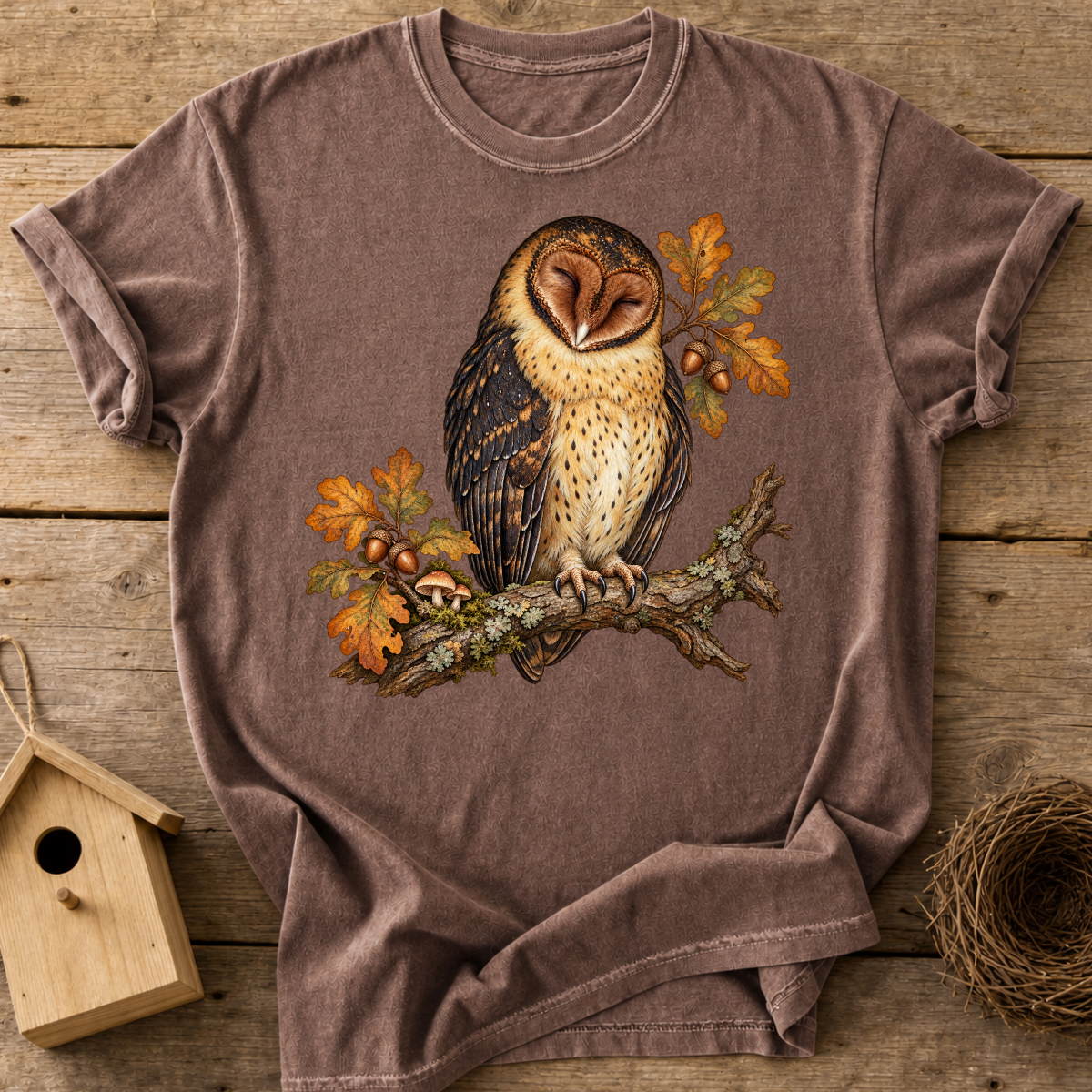 Autumn Barn Owl T-Shirt