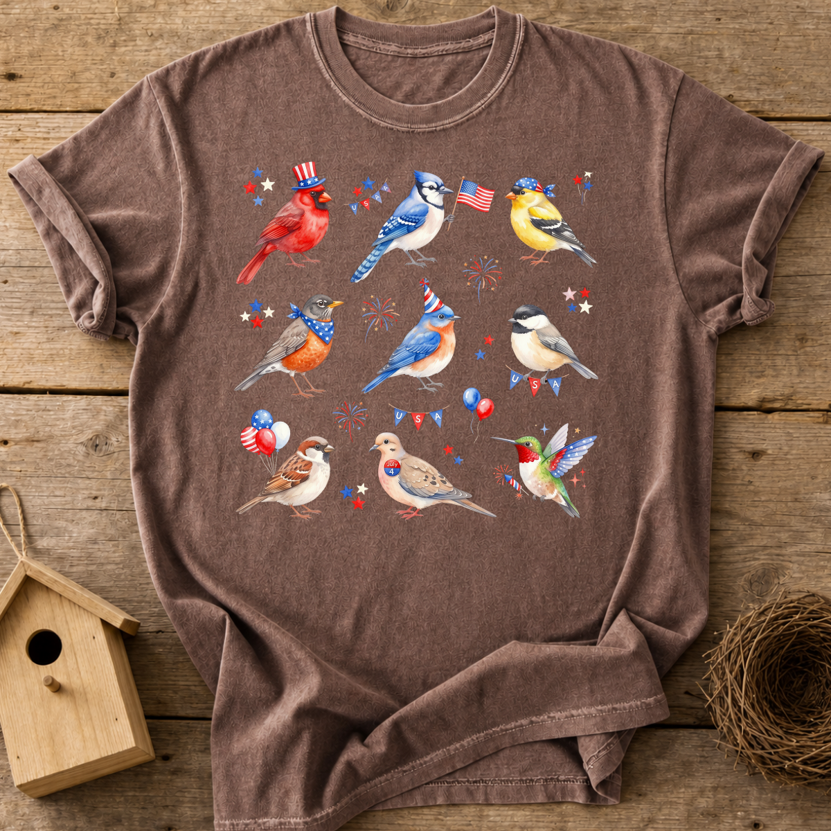 Patriotic Birds T-Shirt