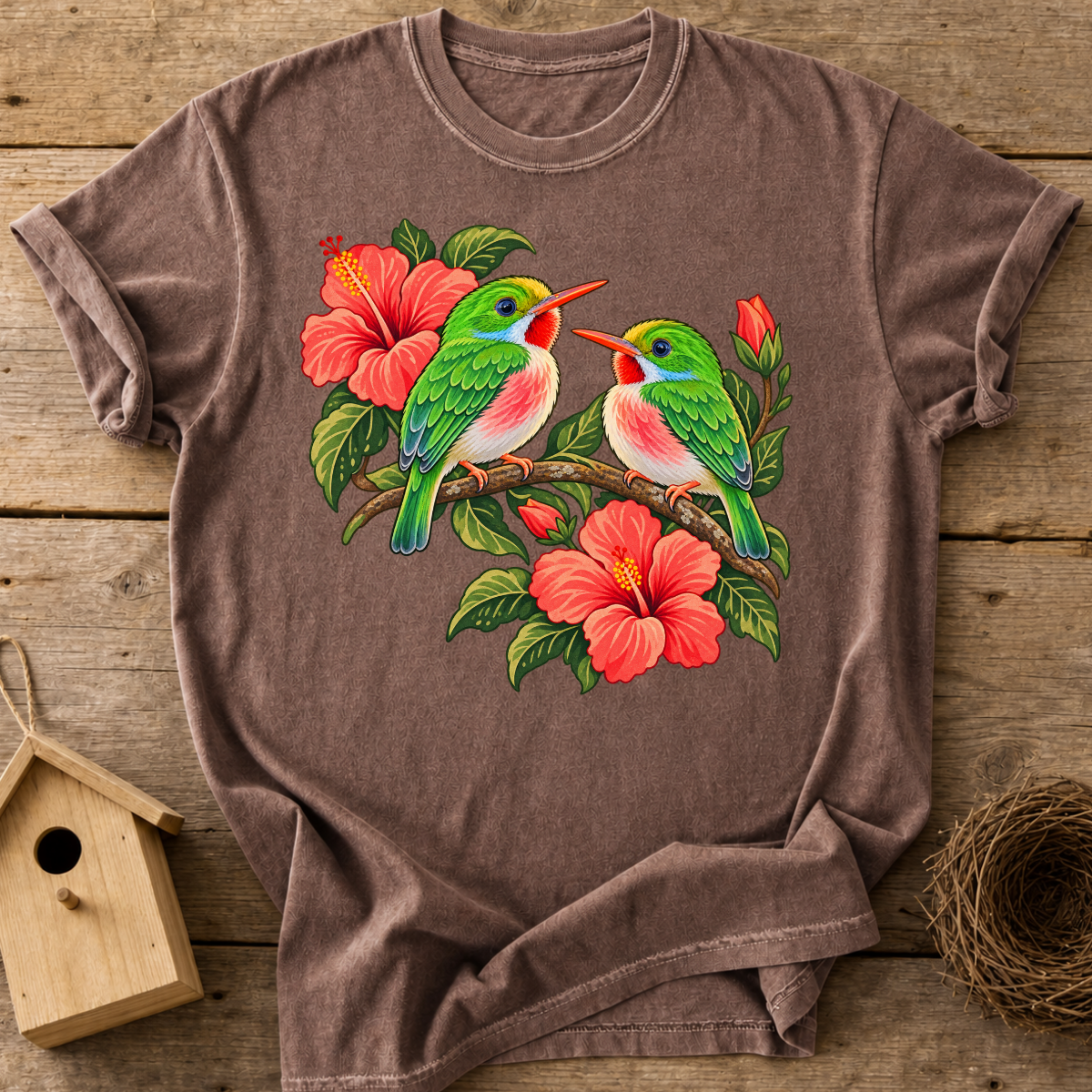 Cuban Tody Couple T-Shirt