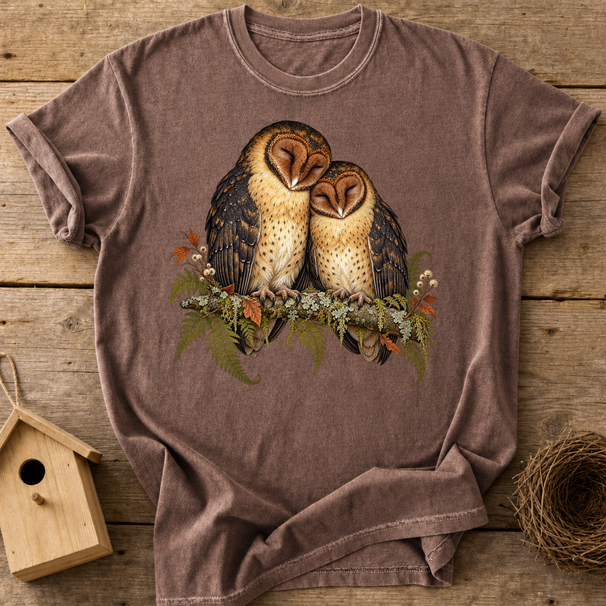 Cozy Barn Owls T-Shirt