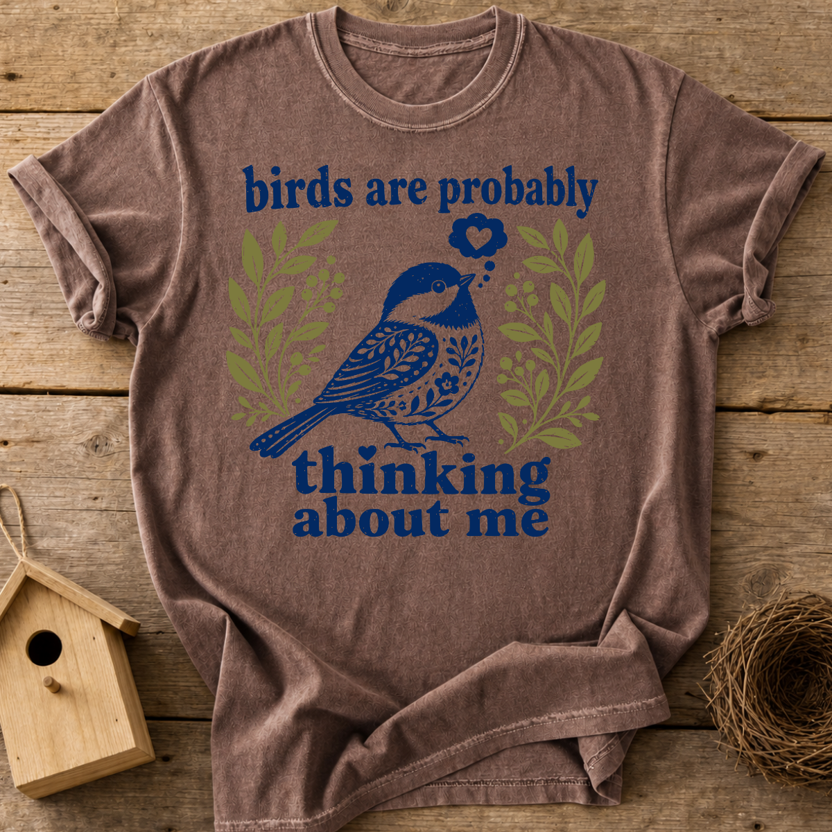 Birds Thinking About Me T-Shirt