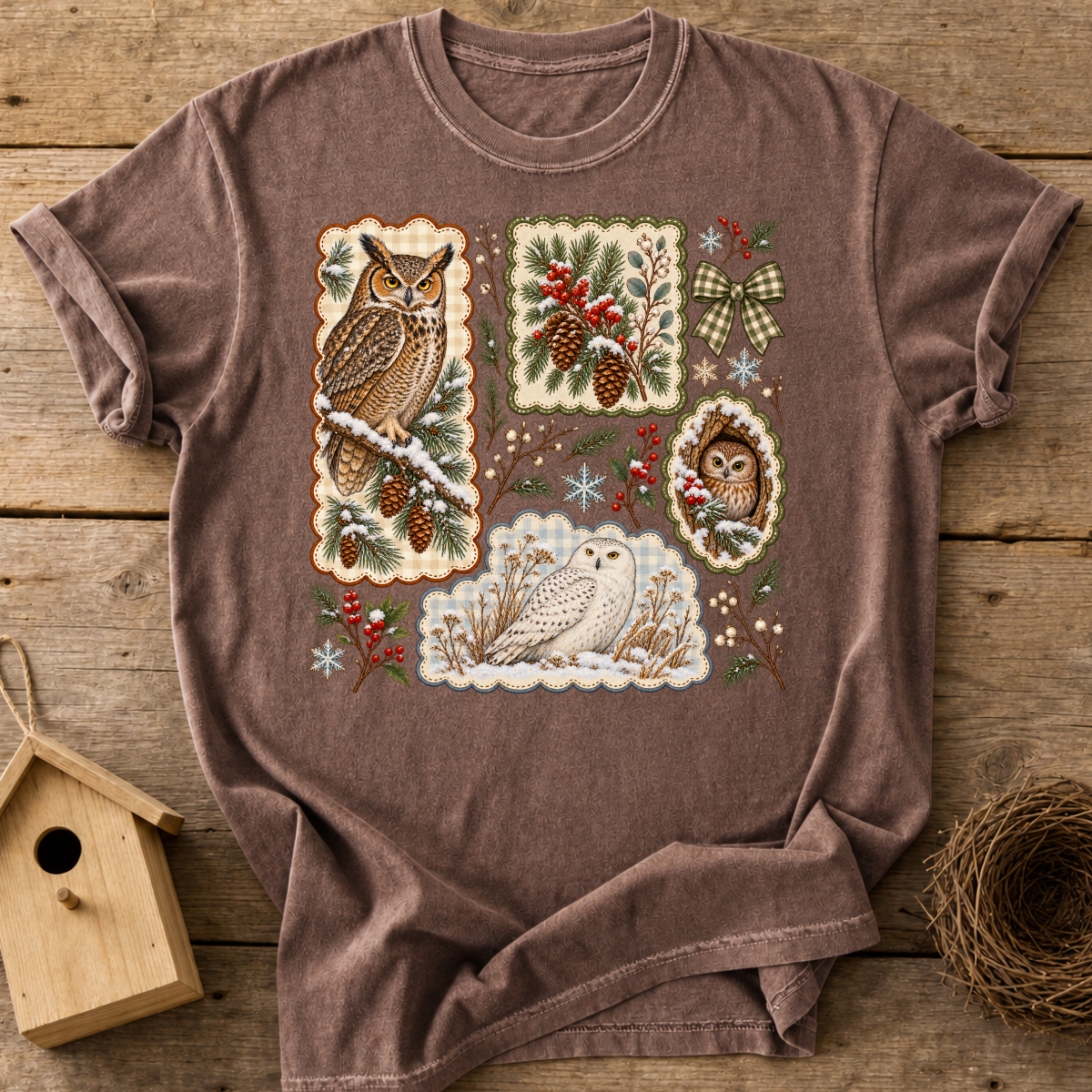 Winter Owls T-Shirt
