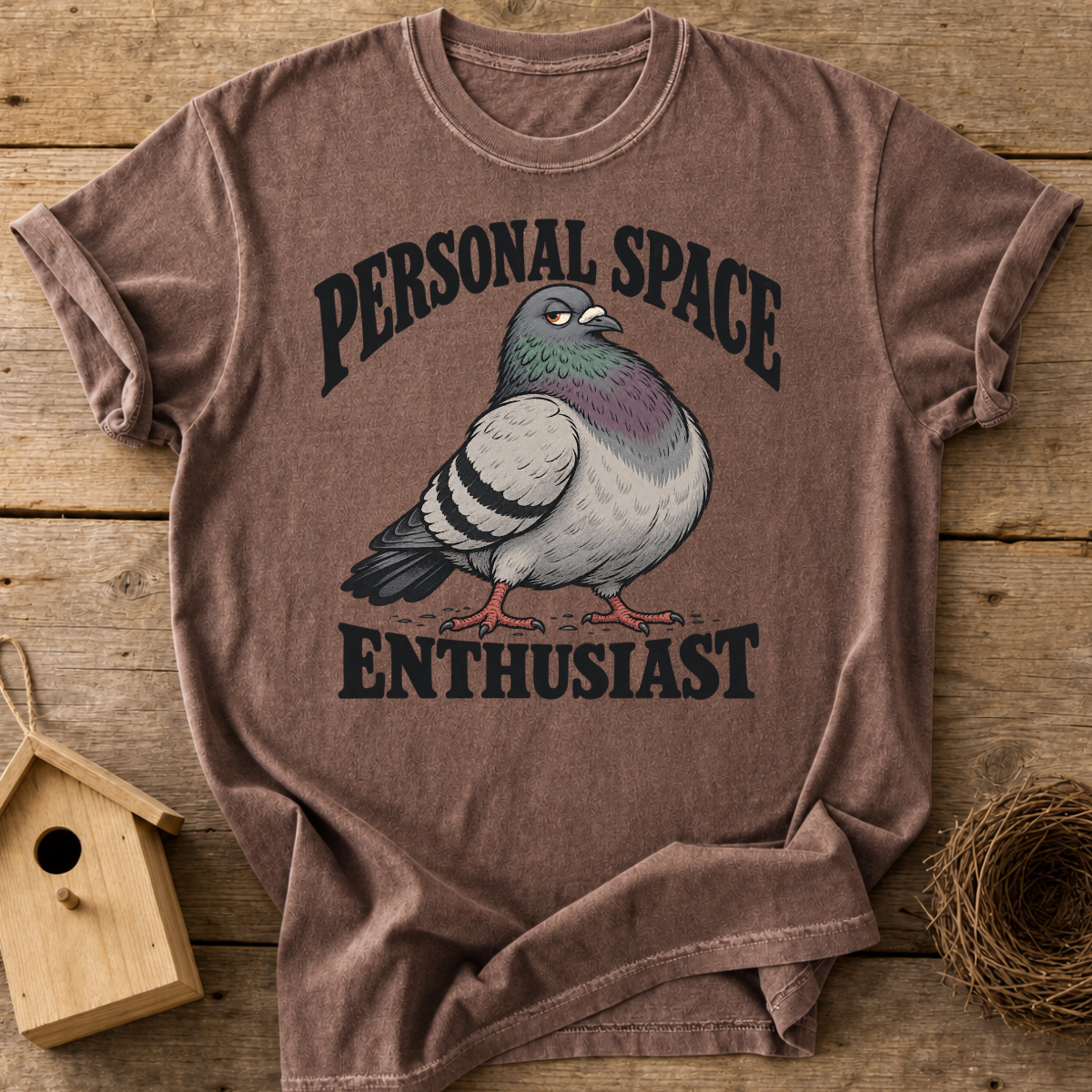 Personal Space Pigeon T-Shirt