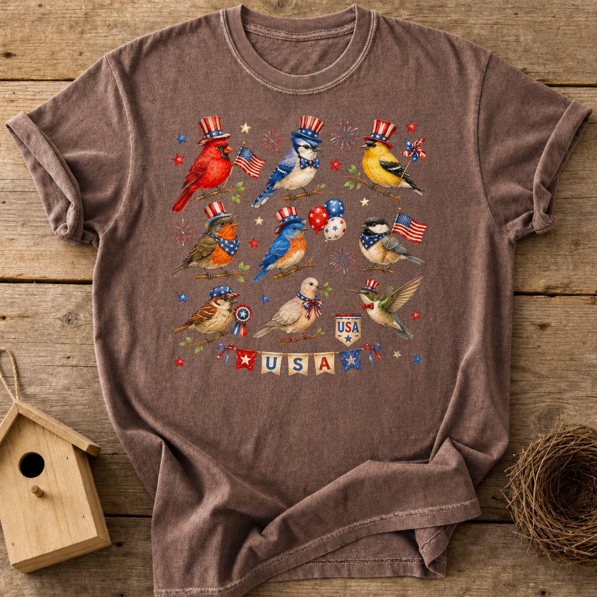 Patriotic Birds T-Shirt