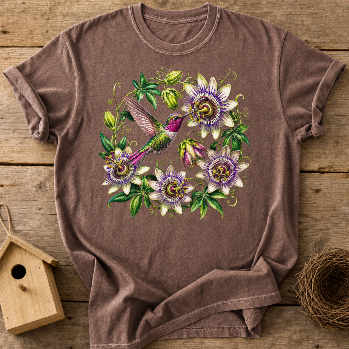 Hummingbird Passionflower T-Shirt