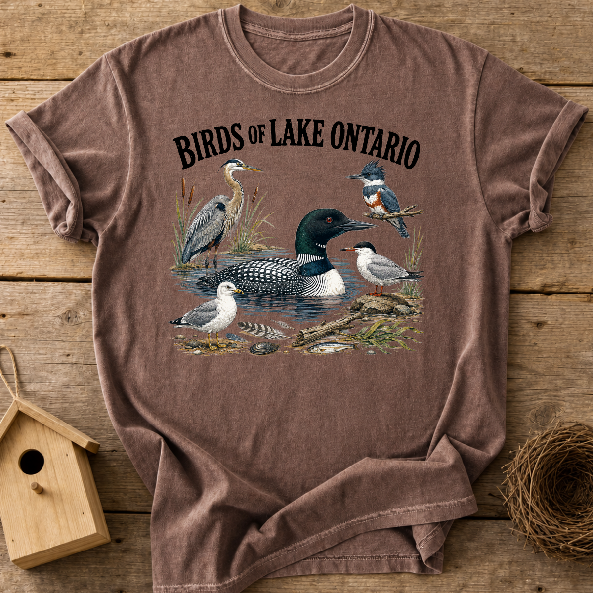 Birds Lake Ontario T-Shirt