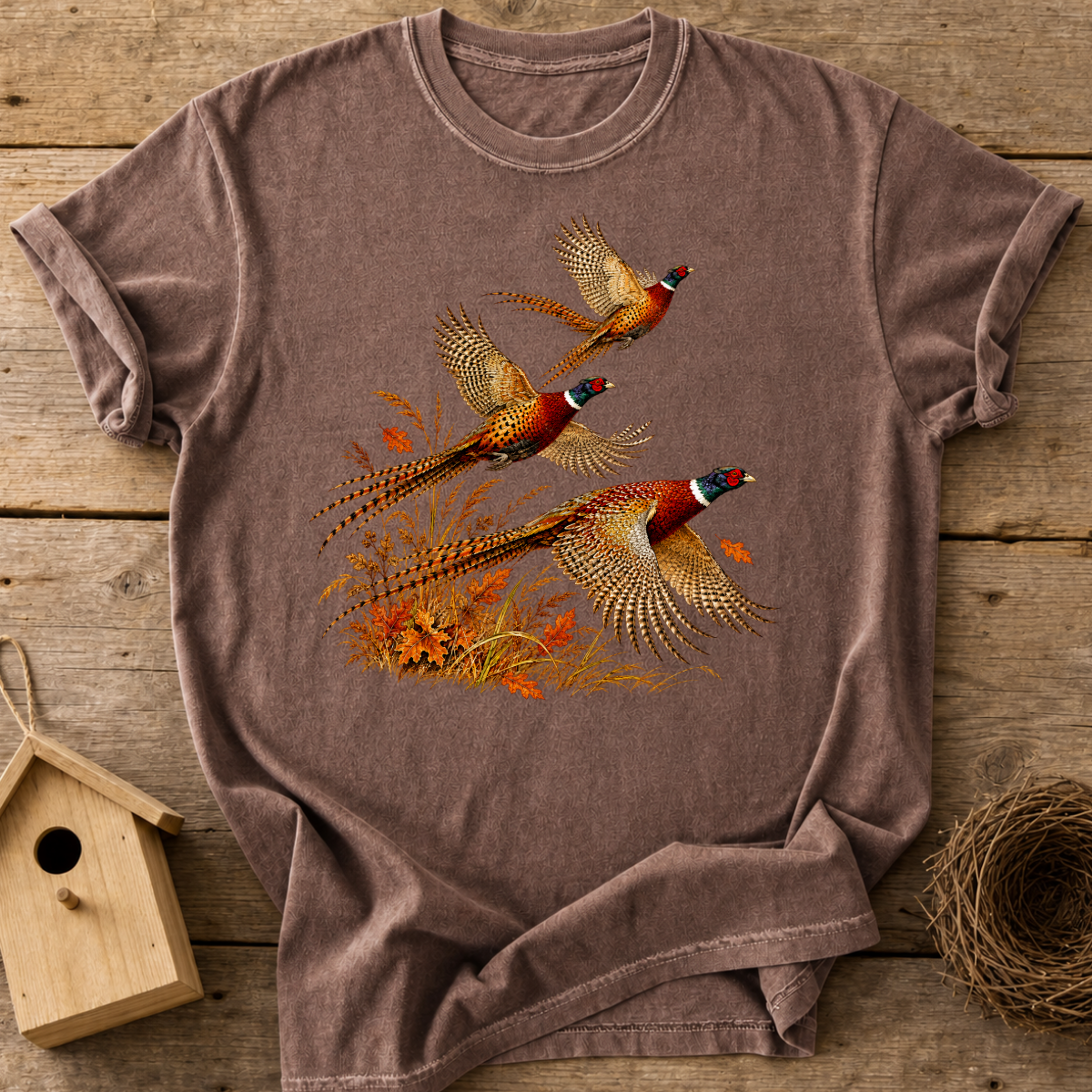 Fall Pheasant Flight T-Shirt