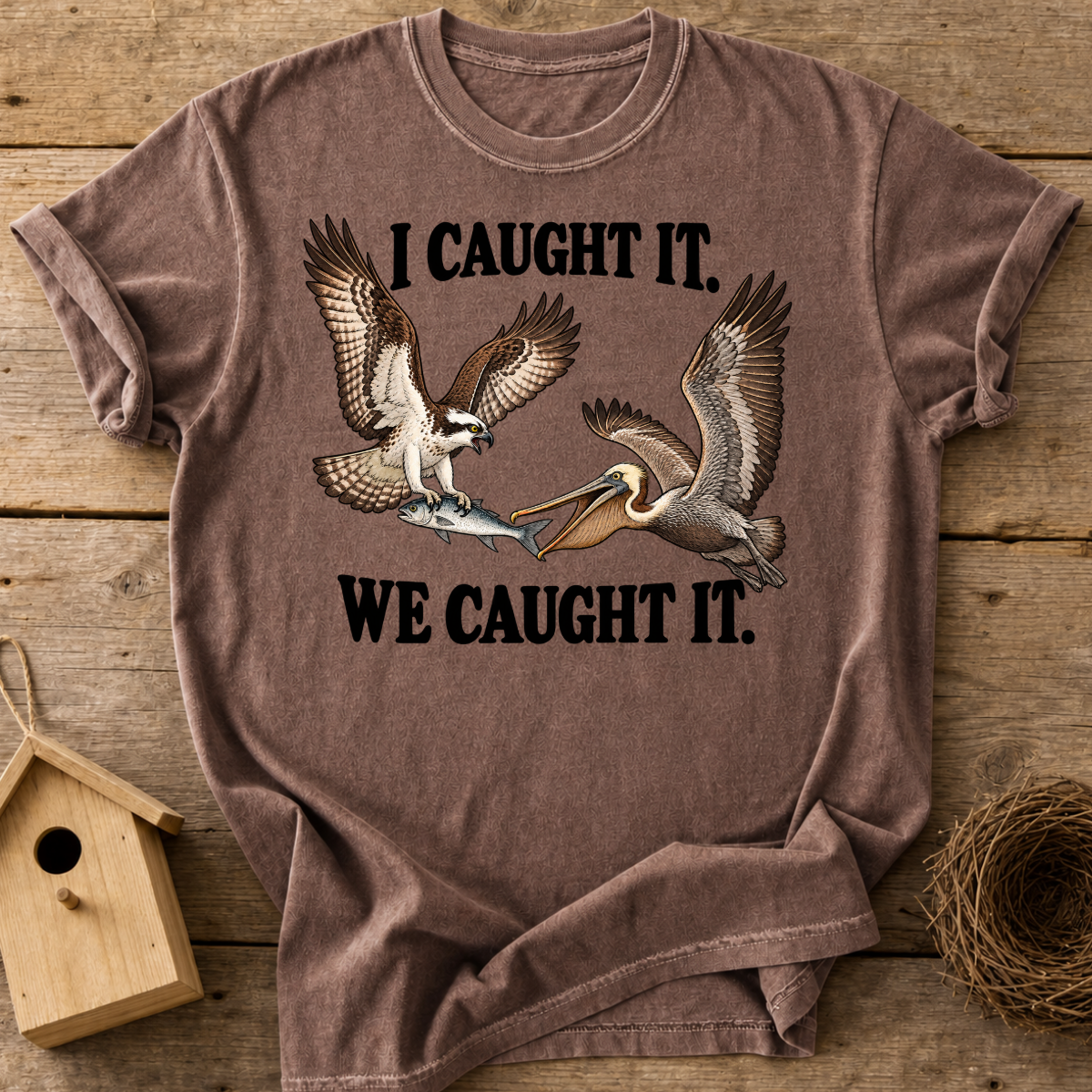 Fish Thief Pelican T-Shirt
