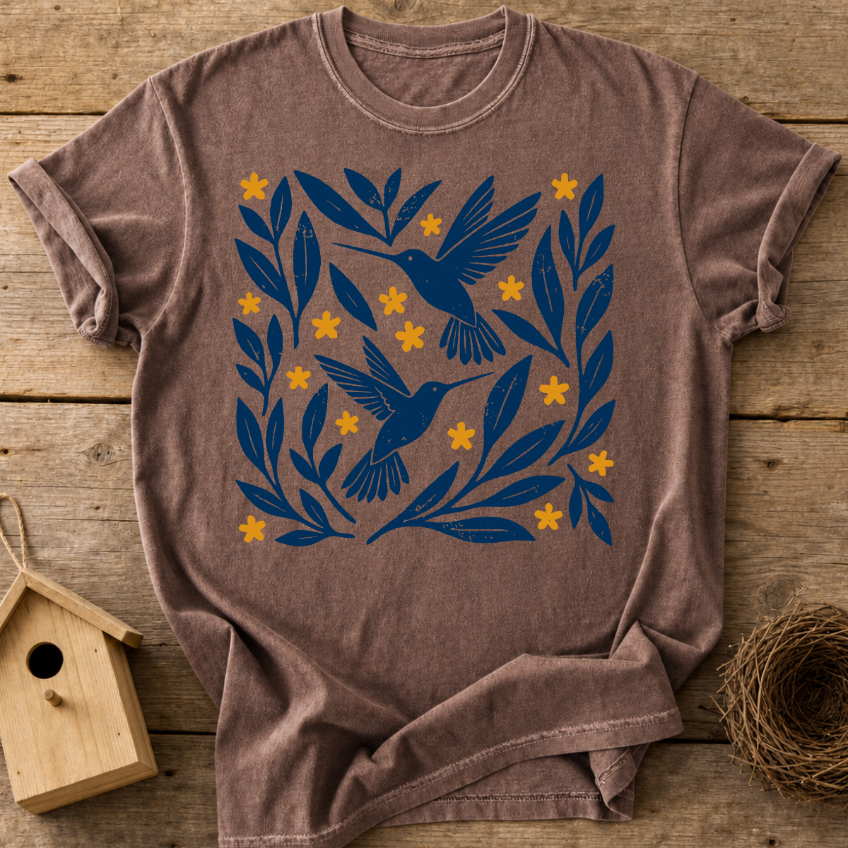 Folk Hummingbirds T-Shirt