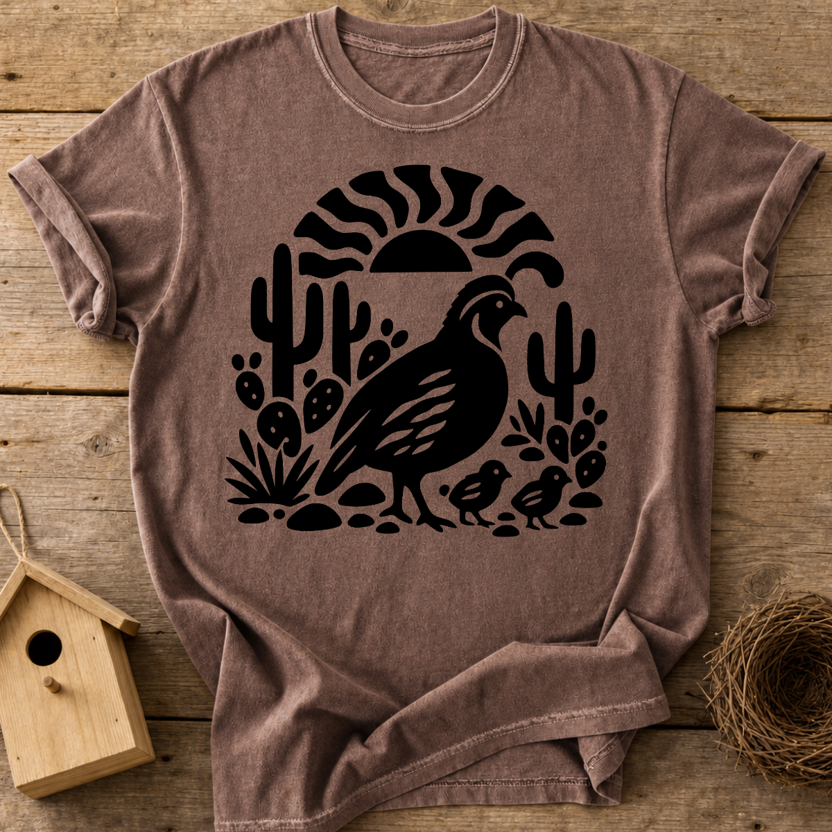 Desert Quail Family T-Shirt