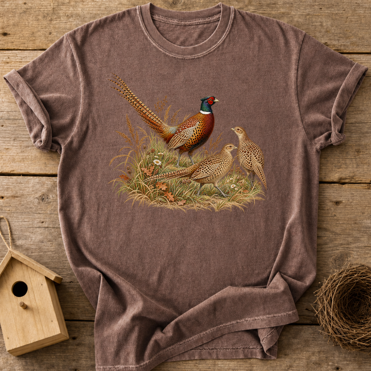 Meadow Pheasants T-Shirt