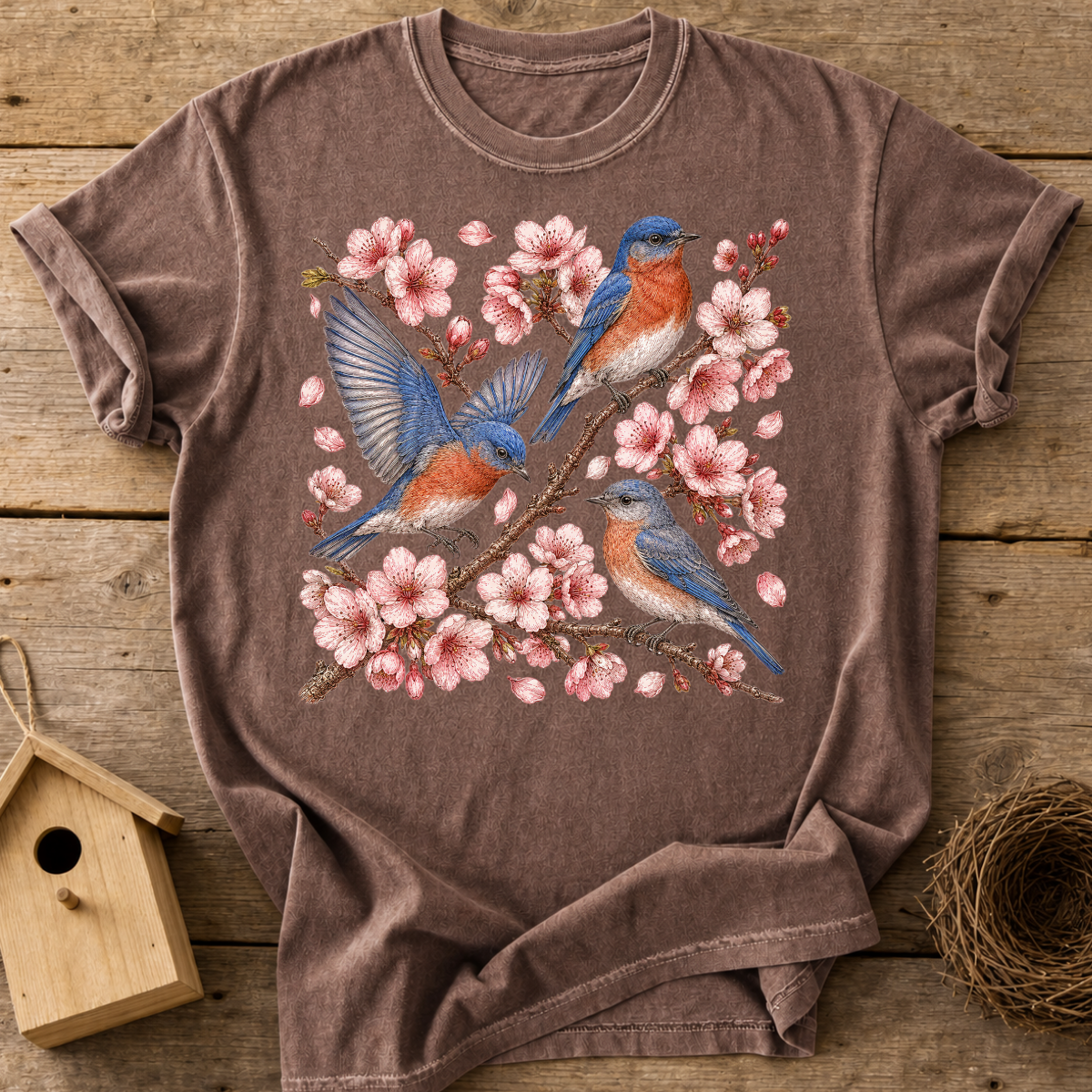 Bluebirds Blossom T-Shirt