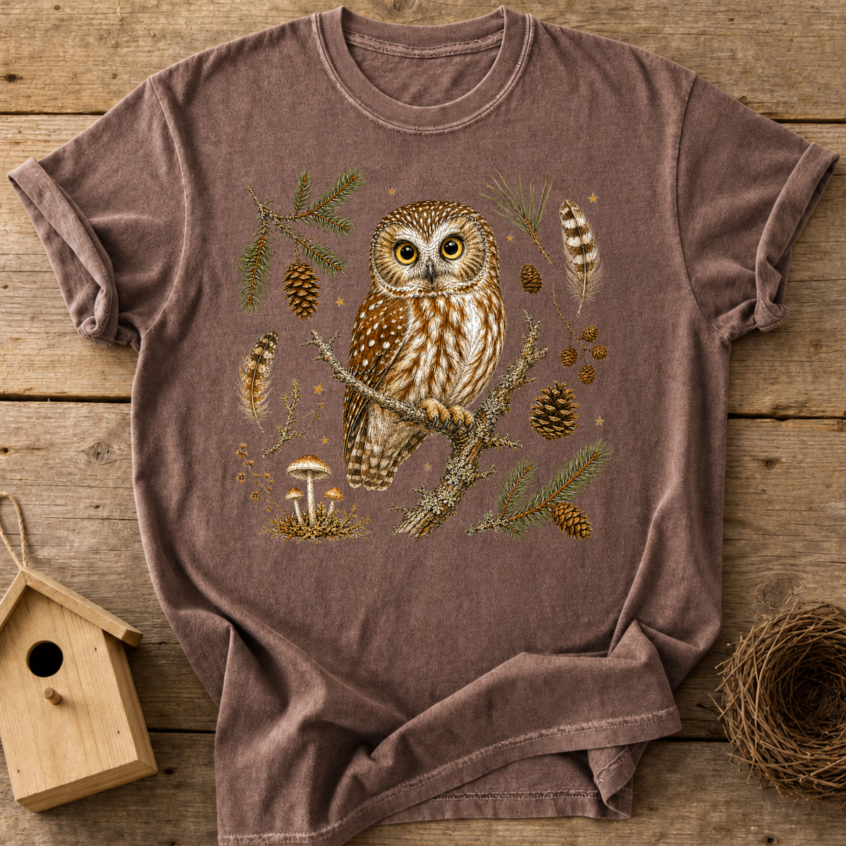 Northern Saw-Whet Owl T-Shirt