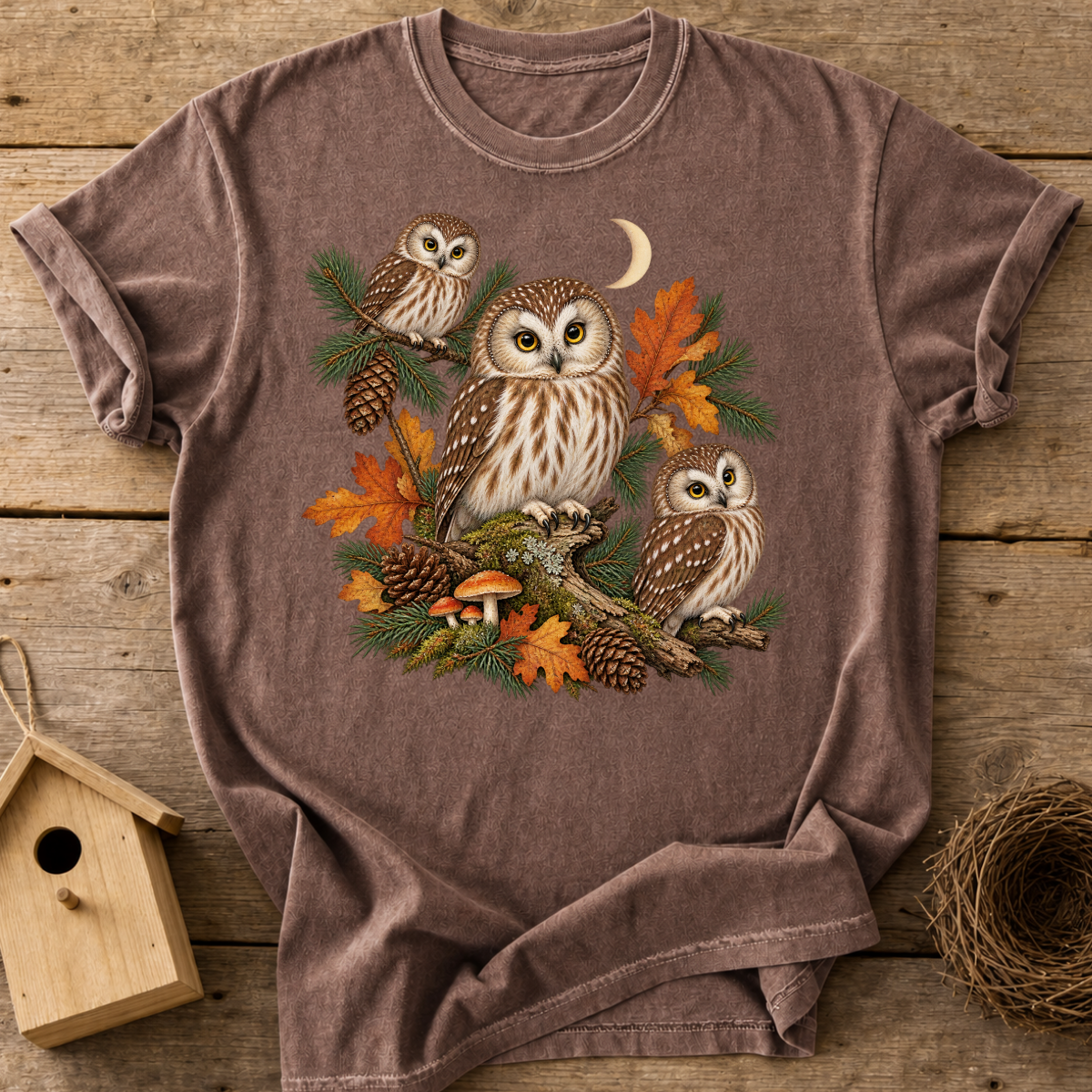 Fall Saw-Whet Owl T-Shirt