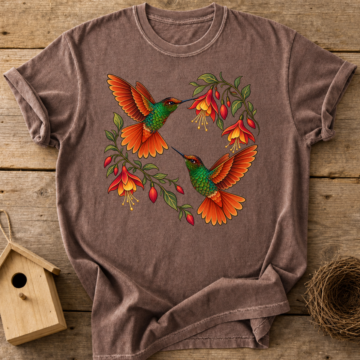 Dancing Rainbow Hummingbird T-Shirt