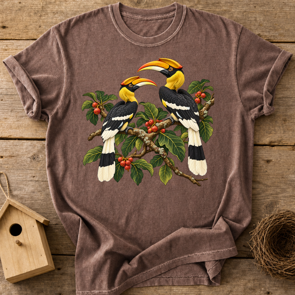 Hornbill Couple T-Shirt