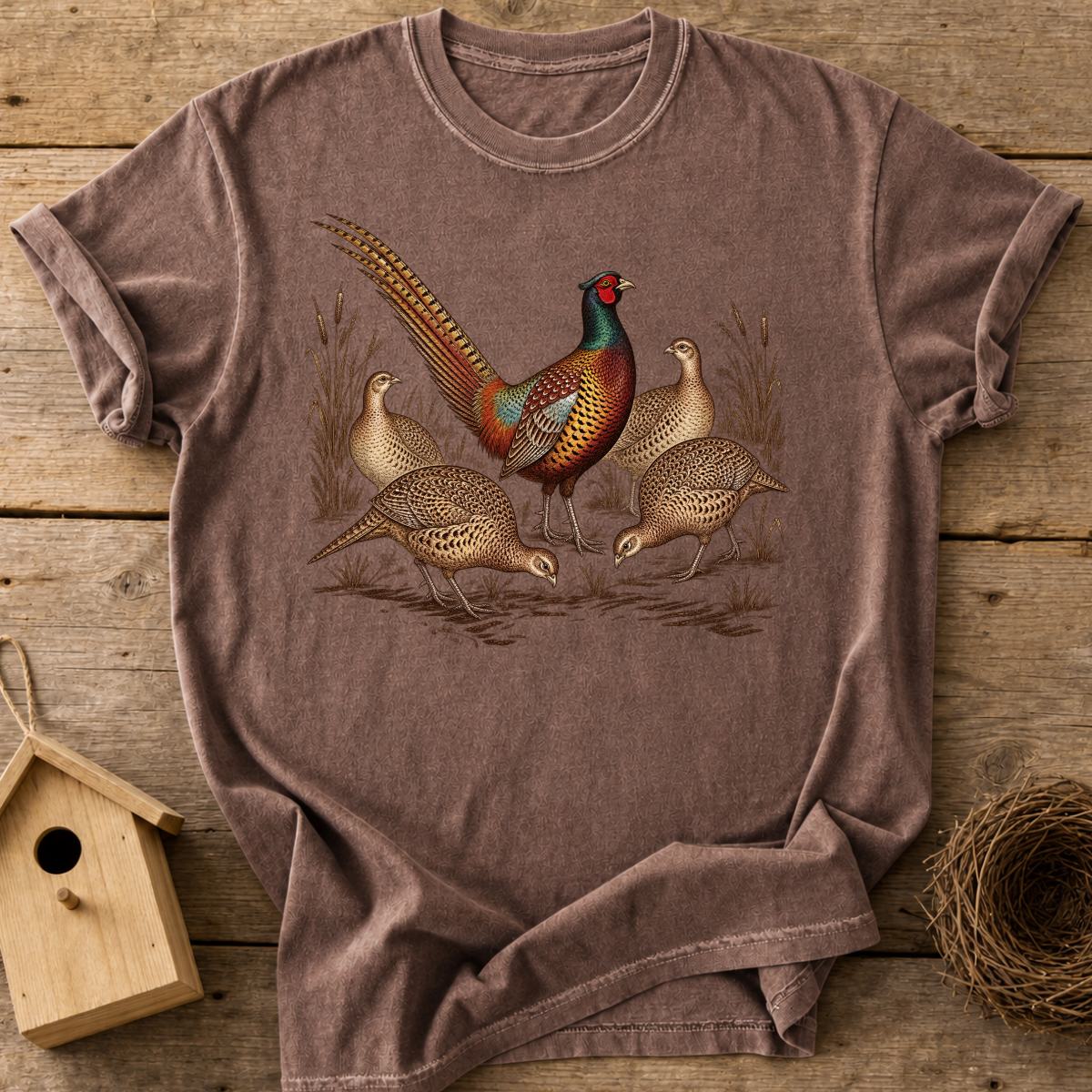 Pheasant Family T-Shirt