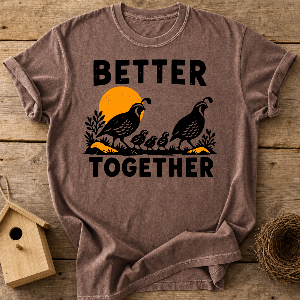 Quail Together T-Shirt