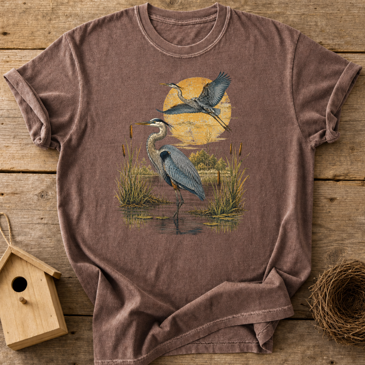 Wetland Heron T-Shirt