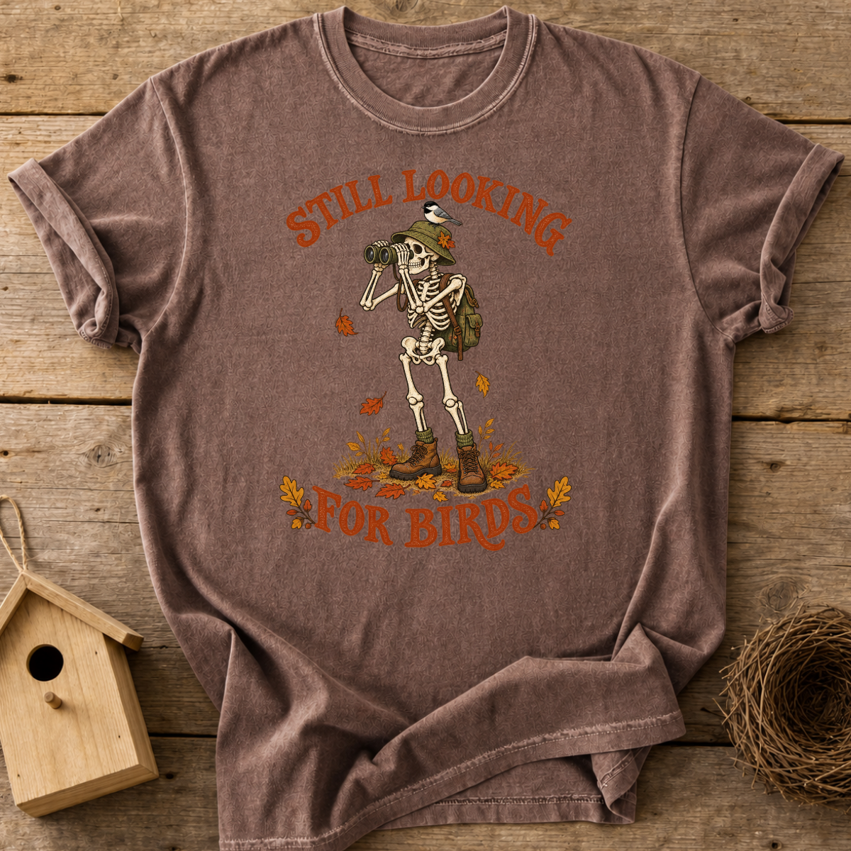 Skeleton Birder T-Shirt