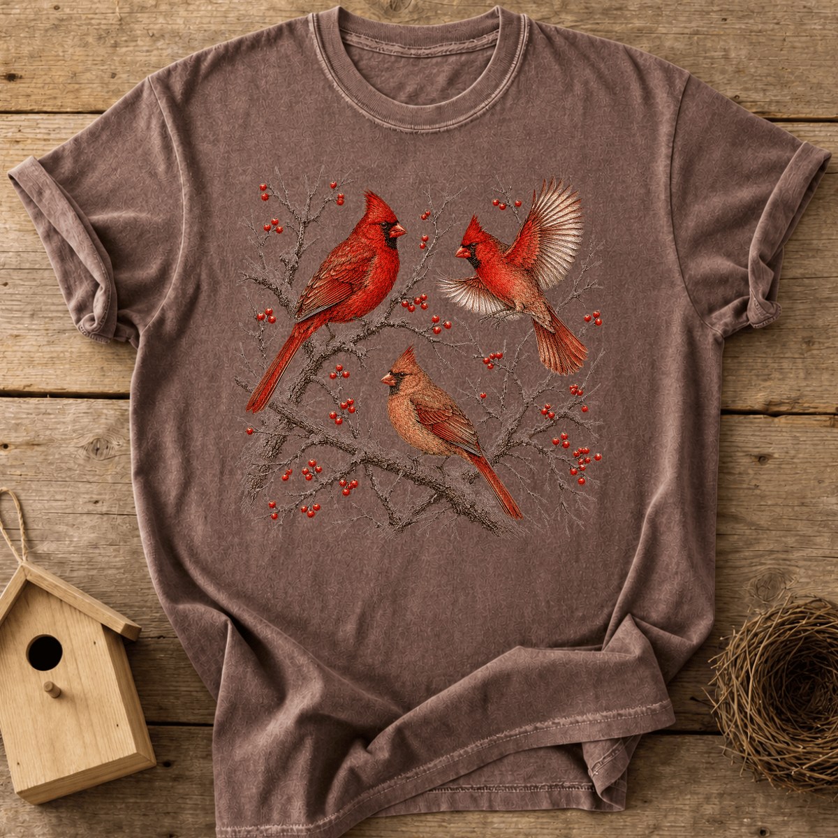 Winter Cardinals T-Shirt