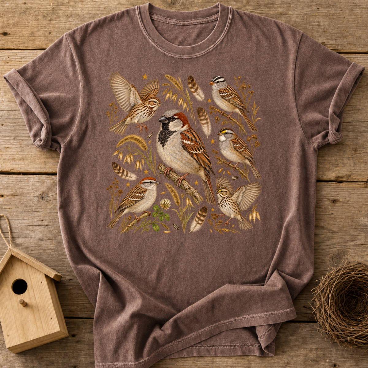 Sparrow Field Guide T-Shirt