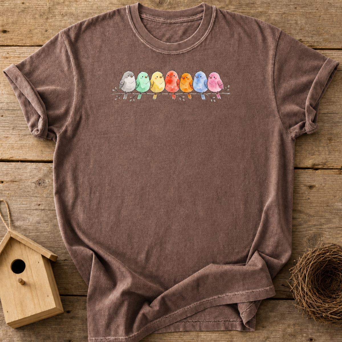 Pastel Birds T-Shirt