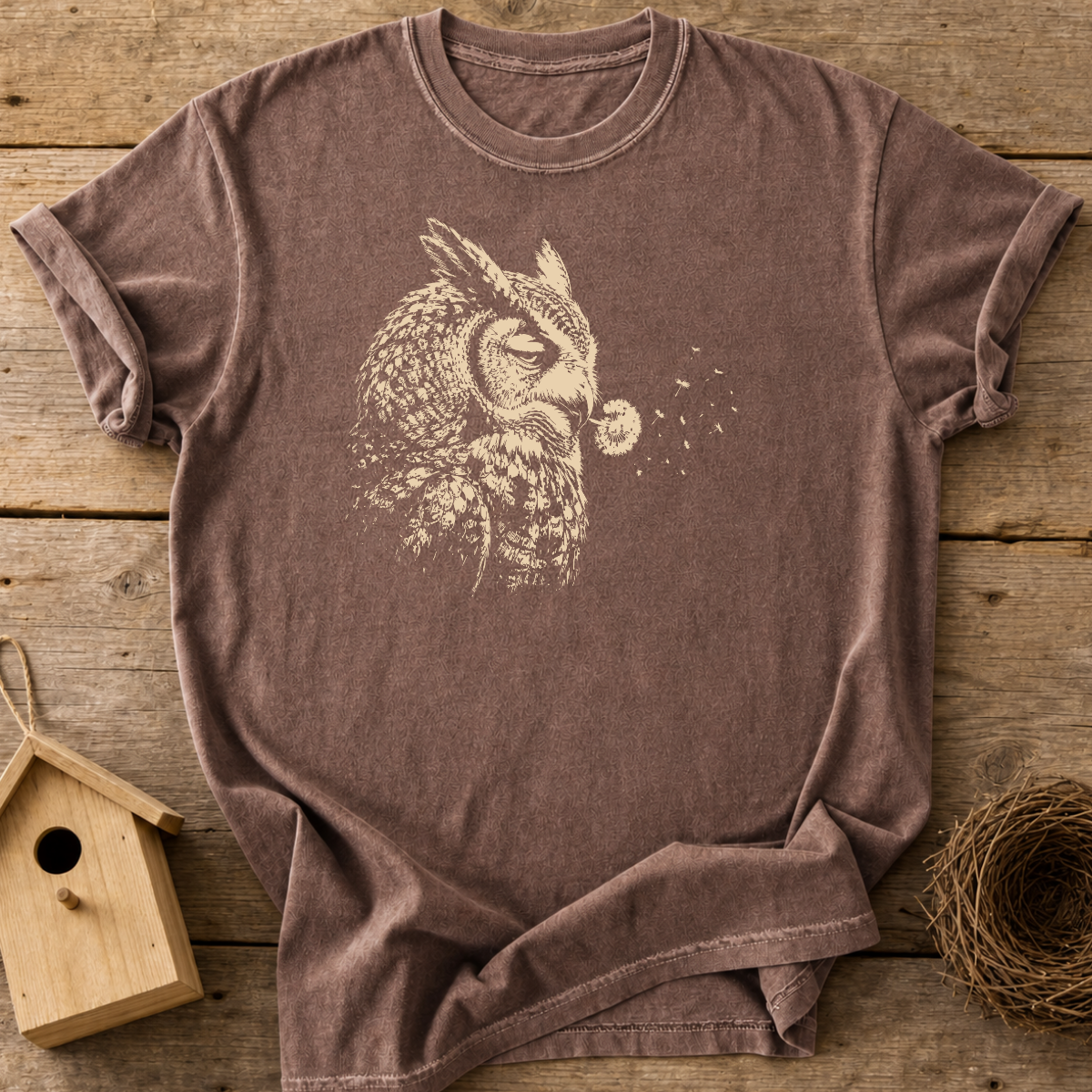 Owl Dandelion T-Shirt