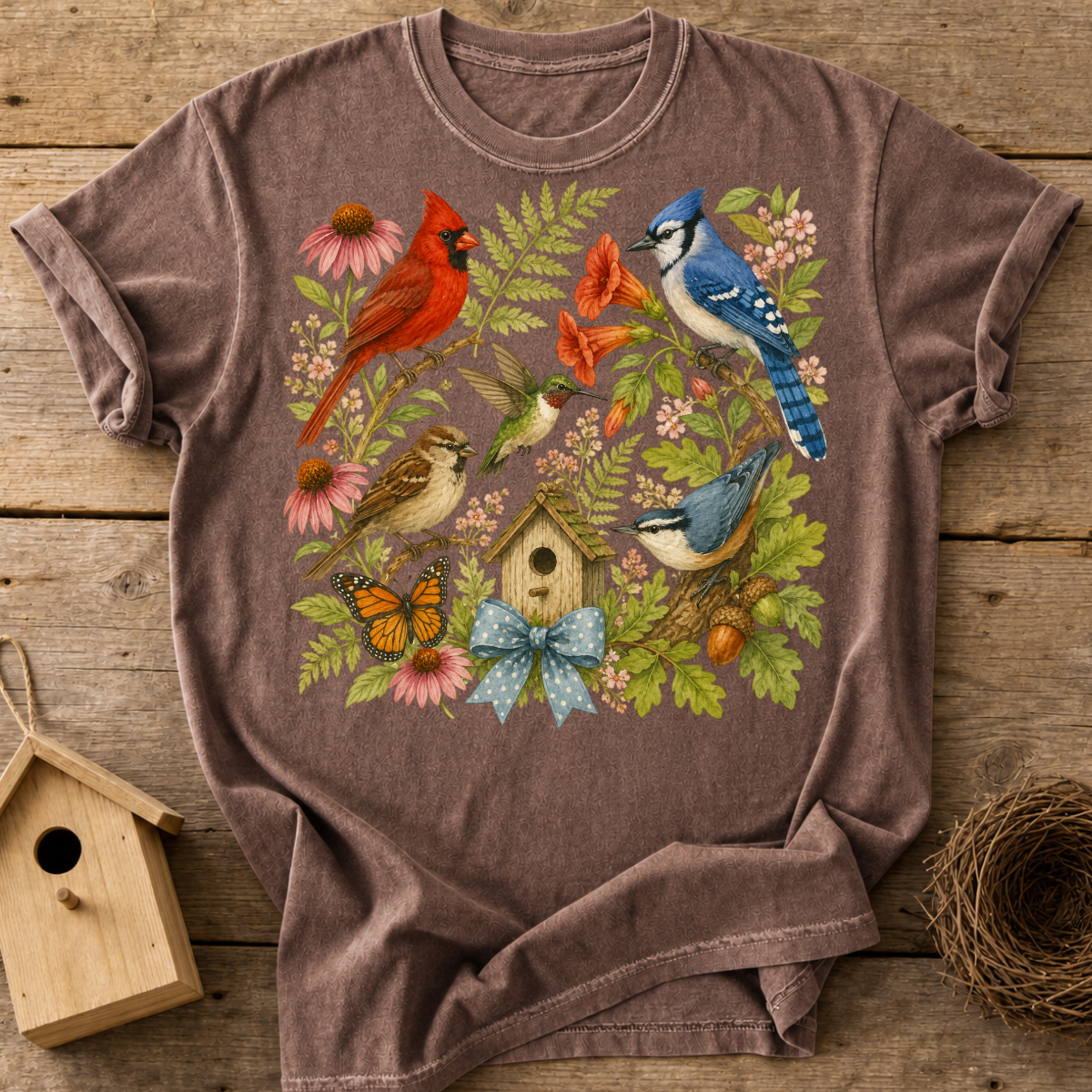 Garden Birds T-Shirt