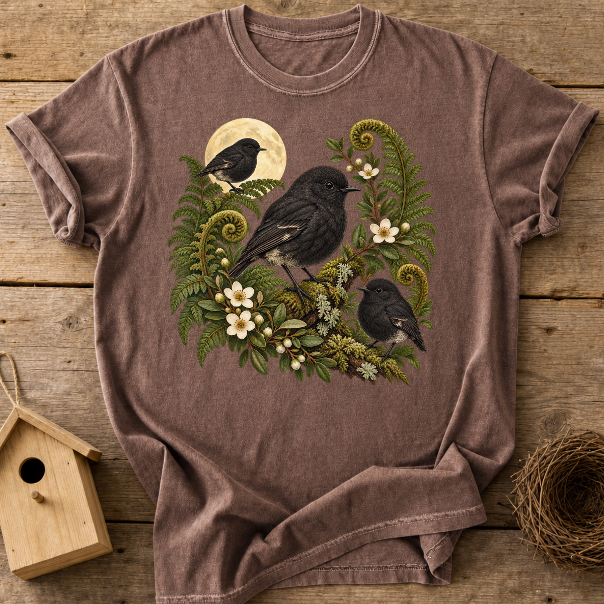 Black Robin T-Shirt