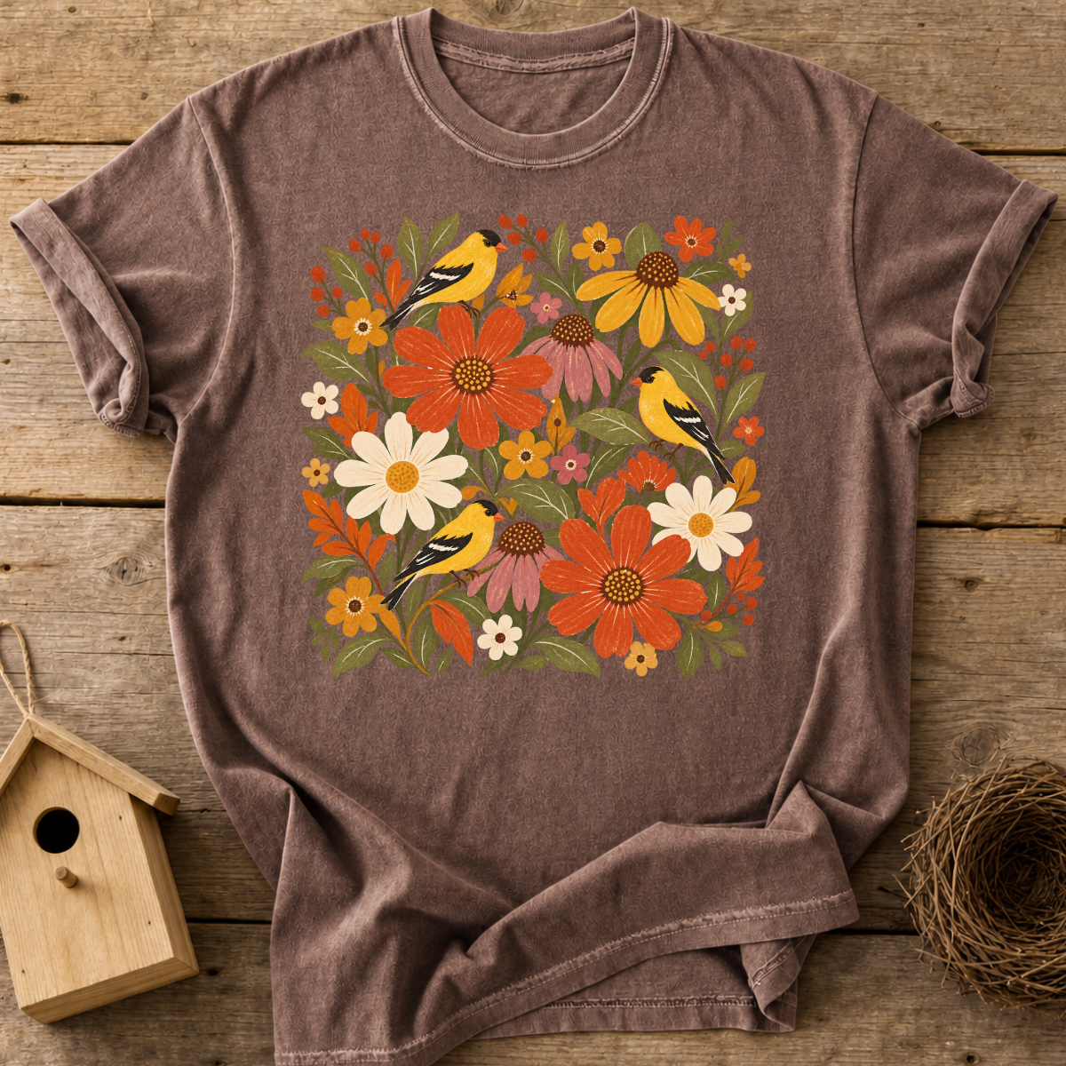 Wildflower Goldfinch T-Shirt