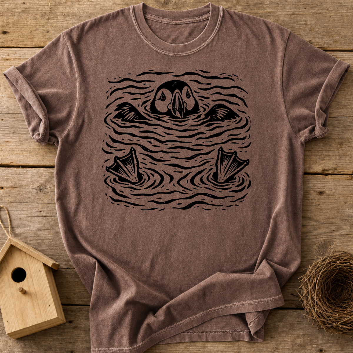 Floating Puffin T-Shirt