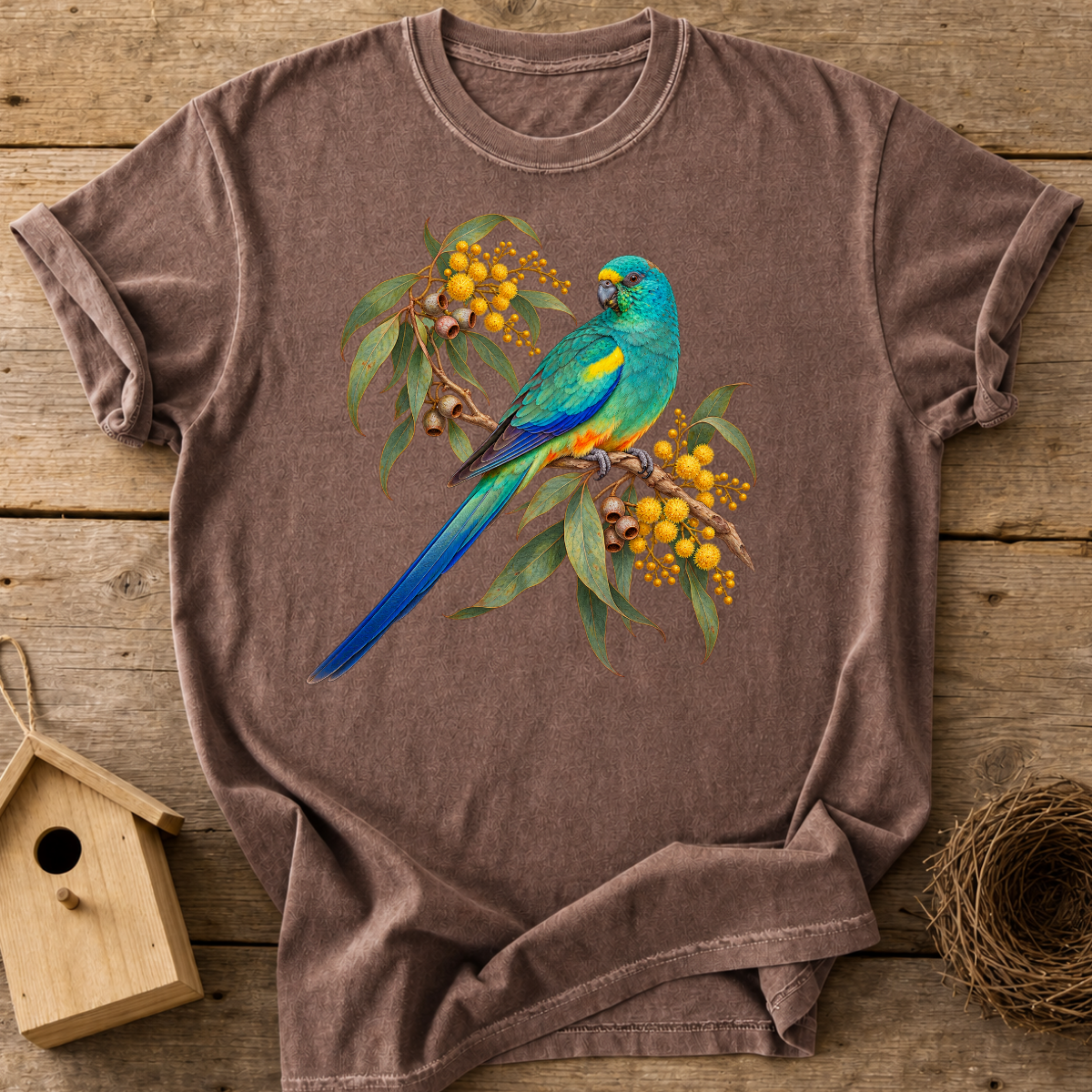 Golden Wattle Parrot T-Shirt