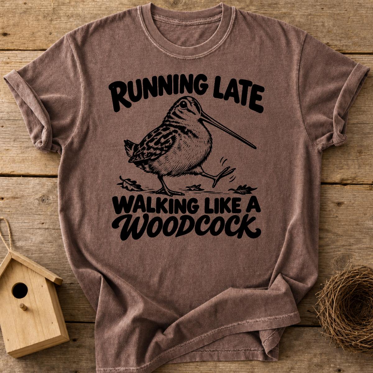 Running Late Woodcock T-Shirt