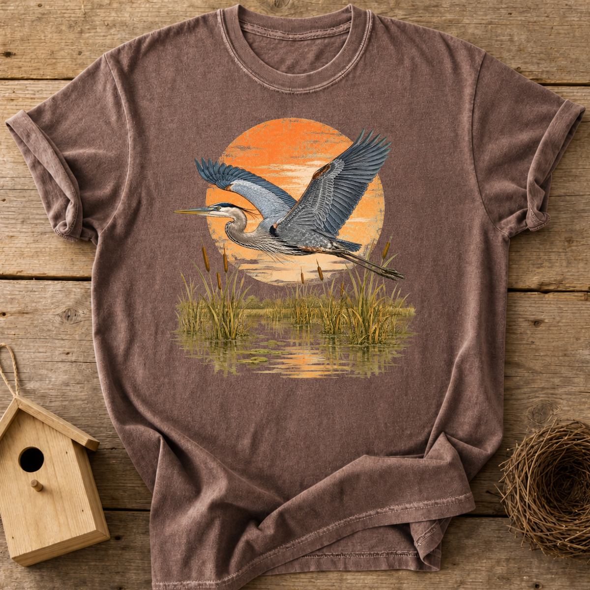 Heron Marsh Flight T-Shirt