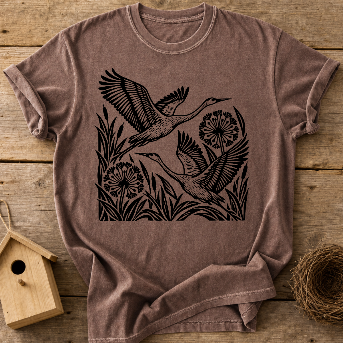 Heron Meadow Flight T-Shirt