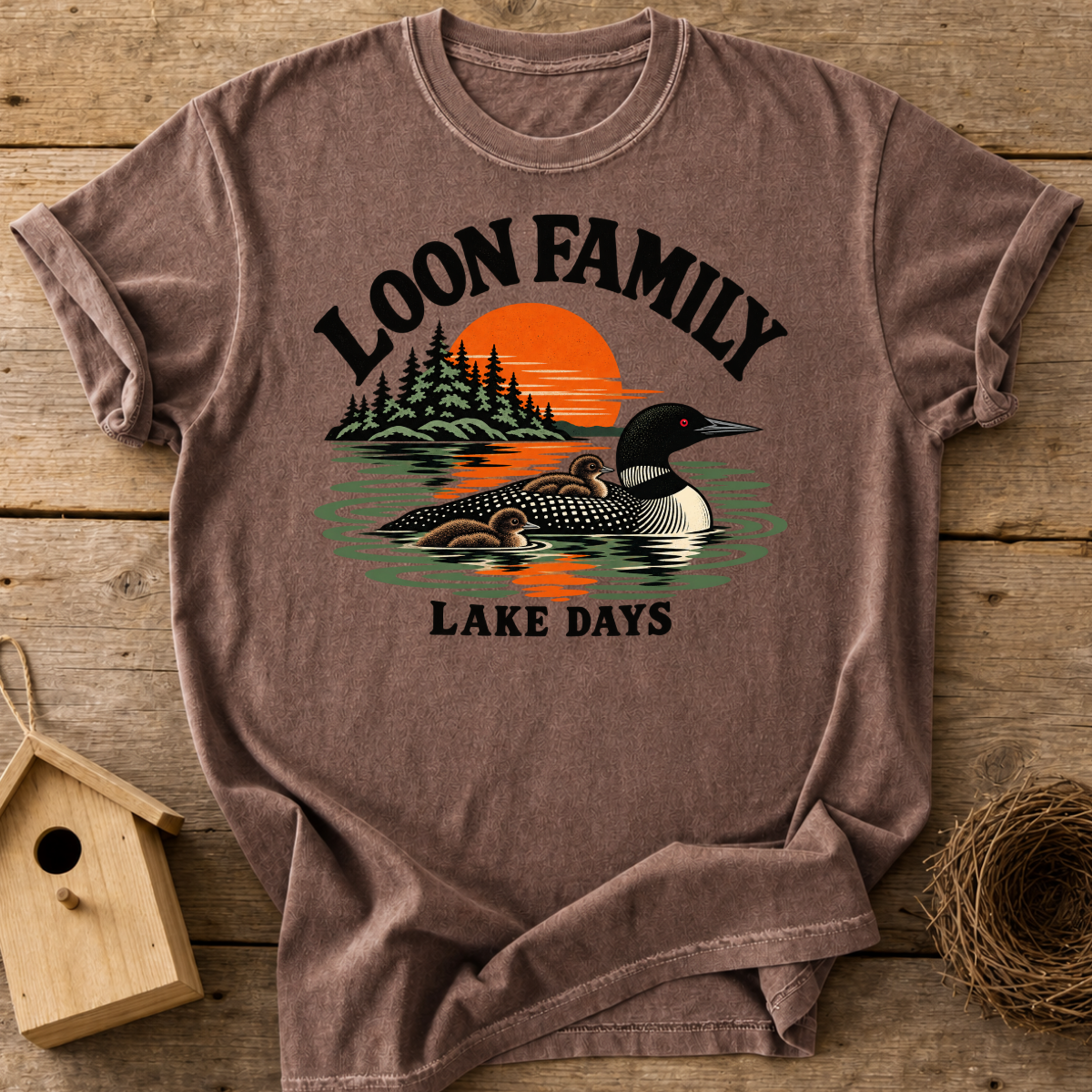 Loon Family Lake Days T-Shirt