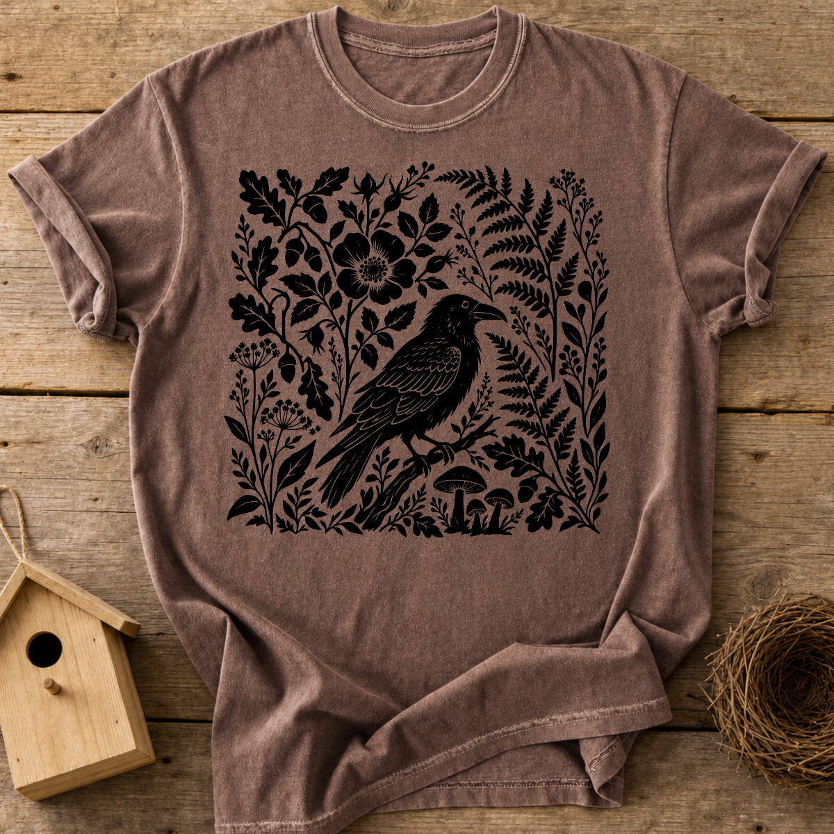 Botanical Raven T-Shirt