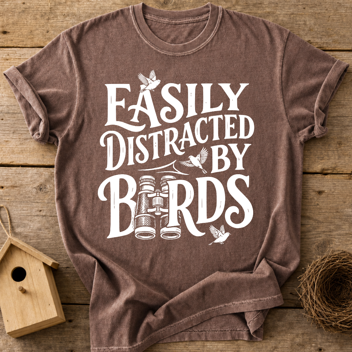 Easily Distracted By Birds T-Shirt