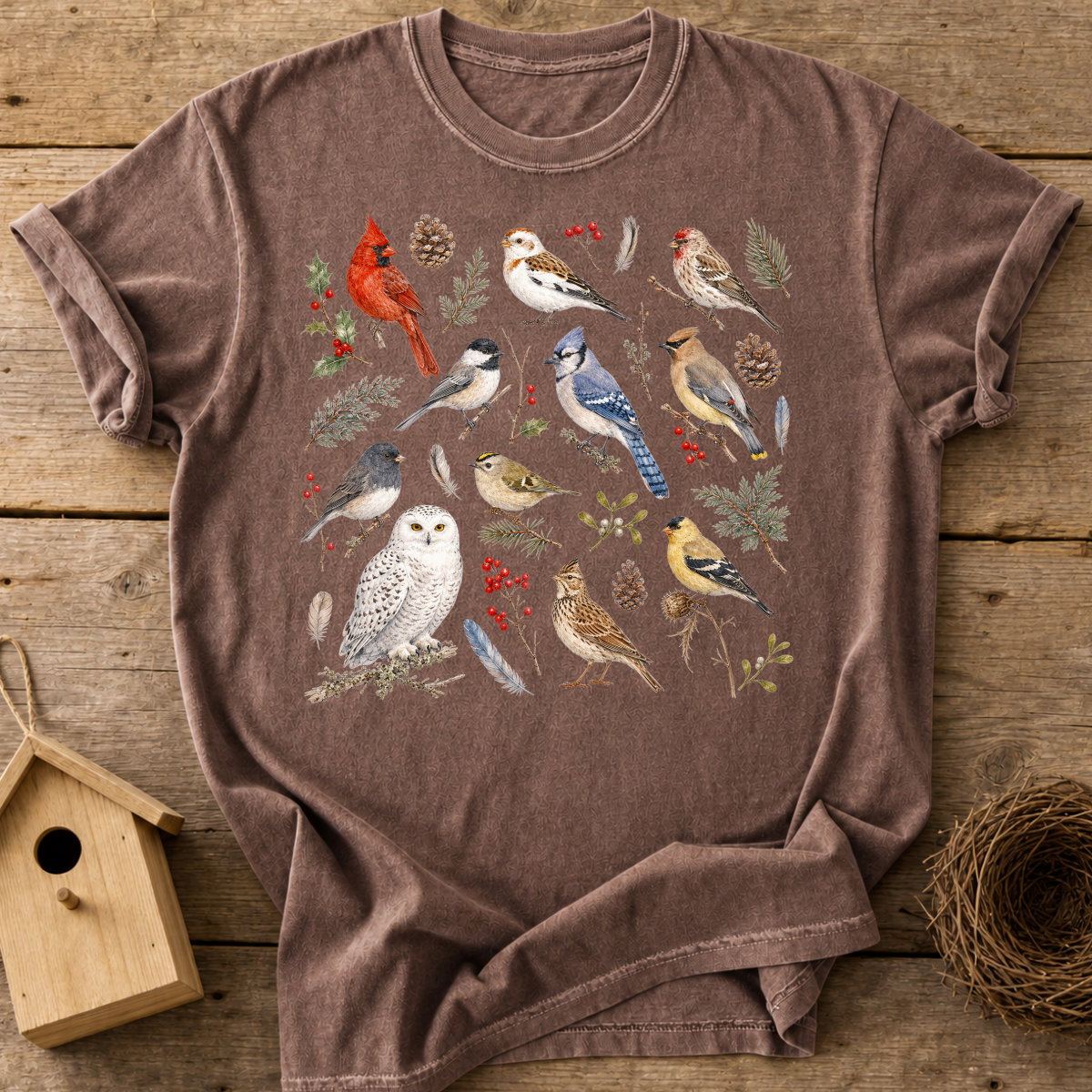Winter Birds T-Shirt