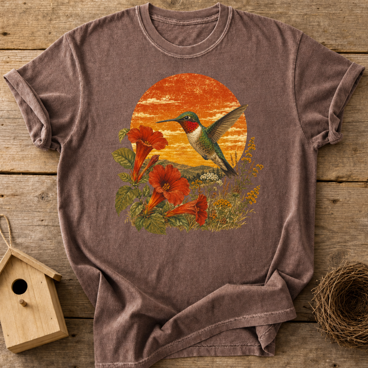 Hummingbird Sunset T-Shirt