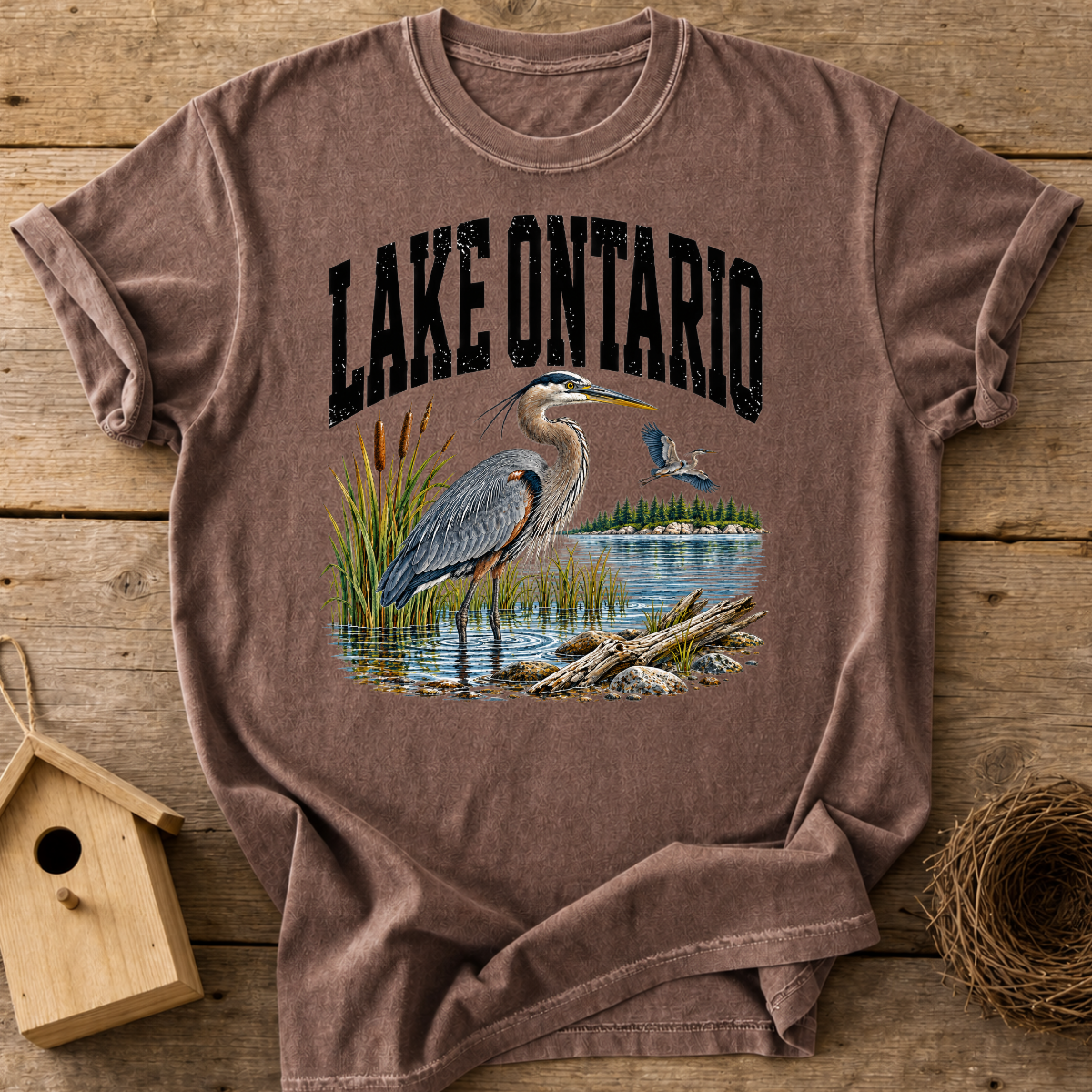 Lake Ontario Heron T-Shirt