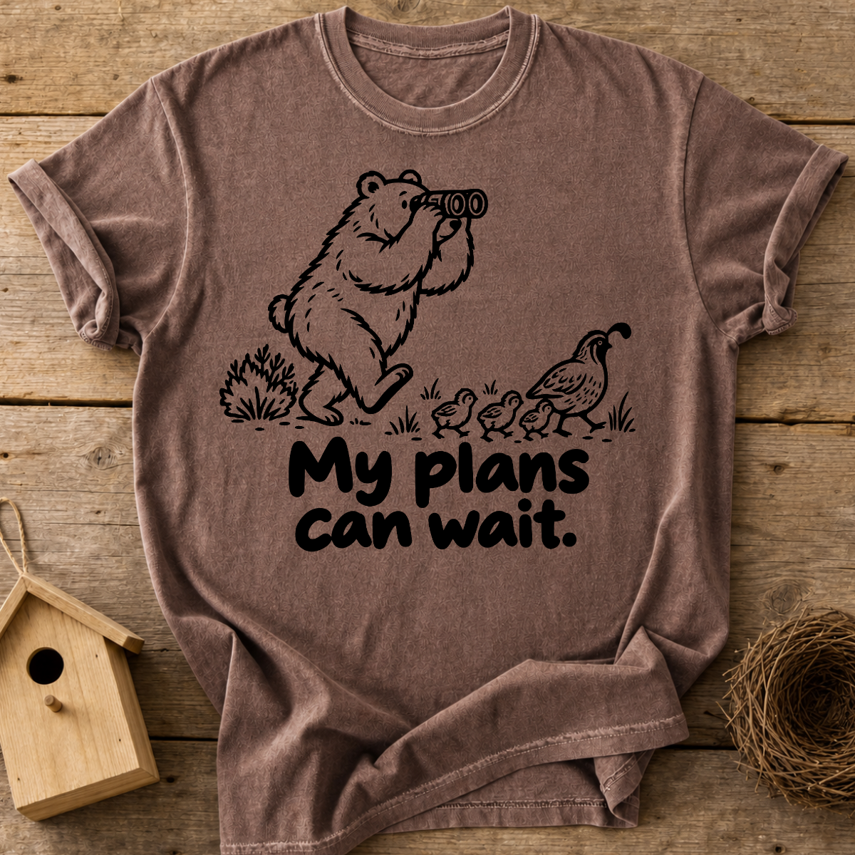 Birding Bear T-Shirt