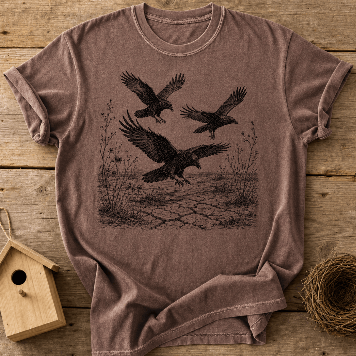 Fall Raven Woodland T-Shirt