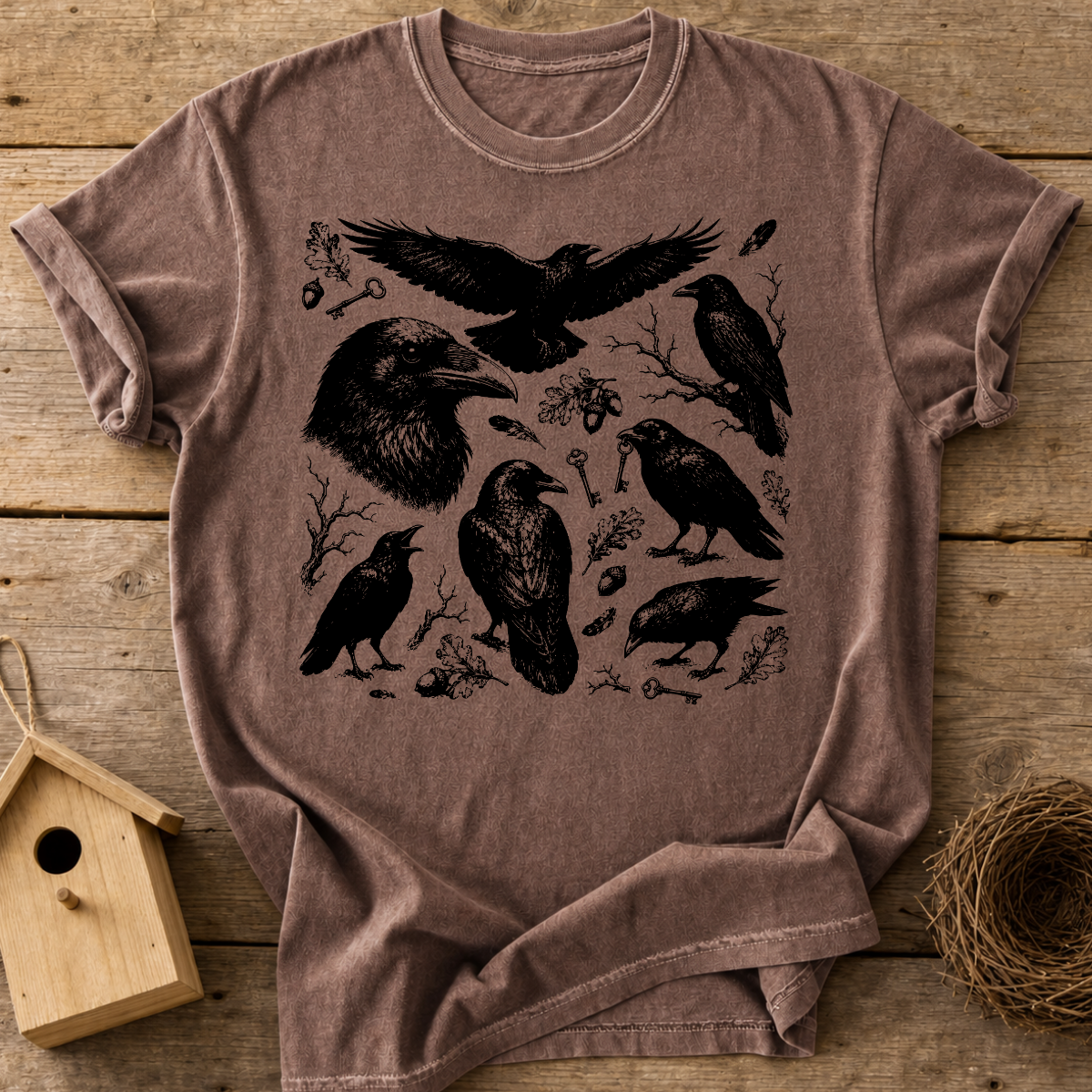 Fall Raven Woodland T-Shirt
