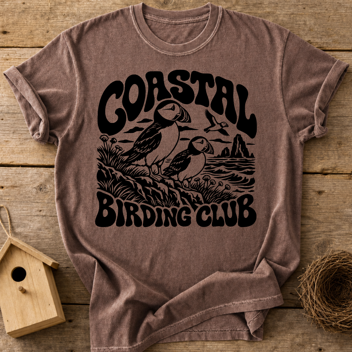 Coastal Puffins T-Shirt